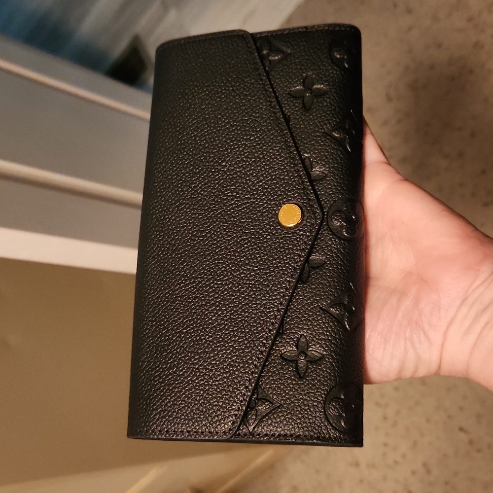 Designer inspired leather wallet